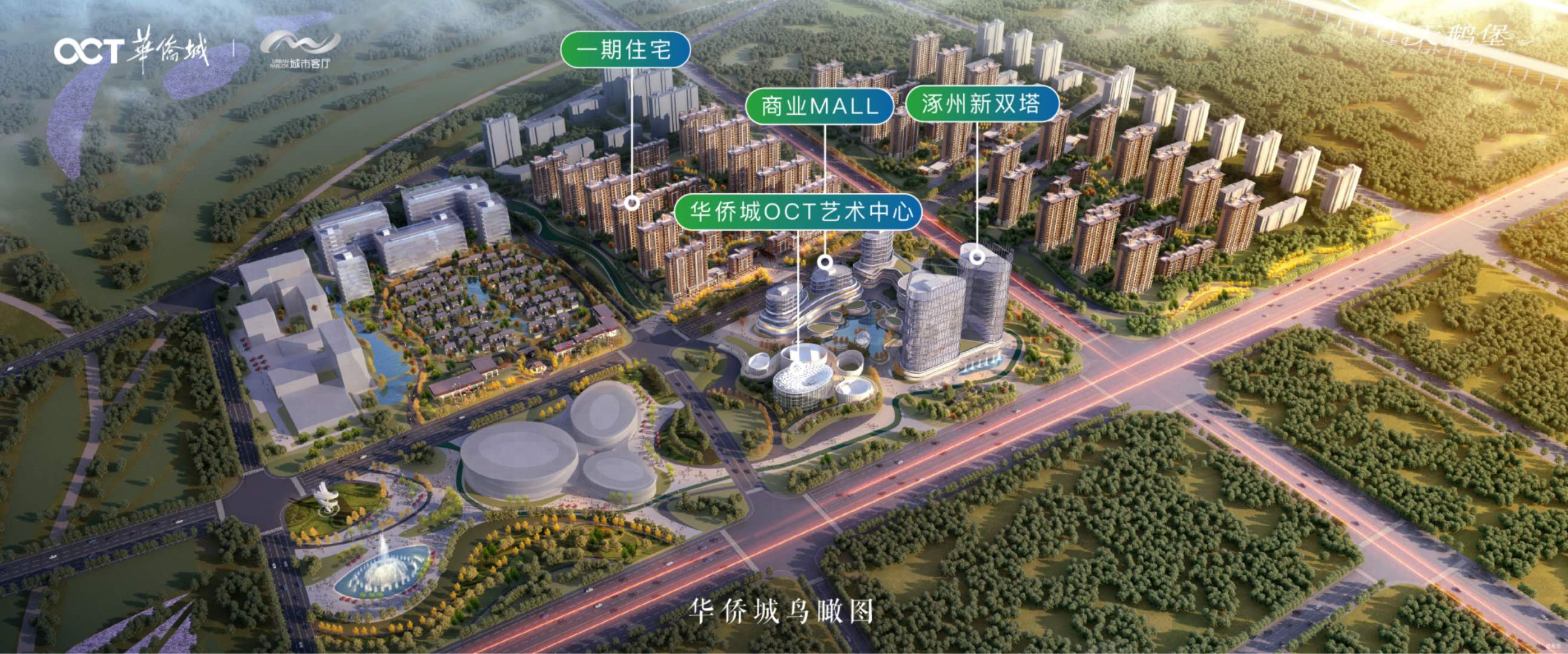 涿州华侨城规划图